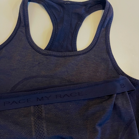Lululemon Navy Swiftly Racerback Tank - Picture 4 of 4